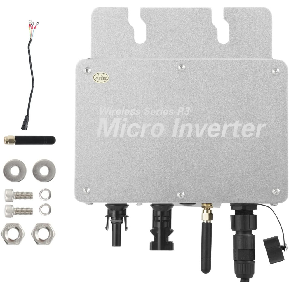 (400W) Solar Inverter, MPPT Grid Tie Micro Inverter with WiFi Mobile Phone Monitoring System for Panel Balcony Power Station