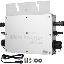 Solar Micro Inverter 600W Grid Tie MPPT Pure Sine Wave DC to AC 220V Waterproof