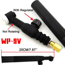 (WP9V) WP9 WP9F WP9V WP9FV WP9P Air Cooled Argon Flexible and Valve Pencil Rotatable TIG WeldingTorch Head
