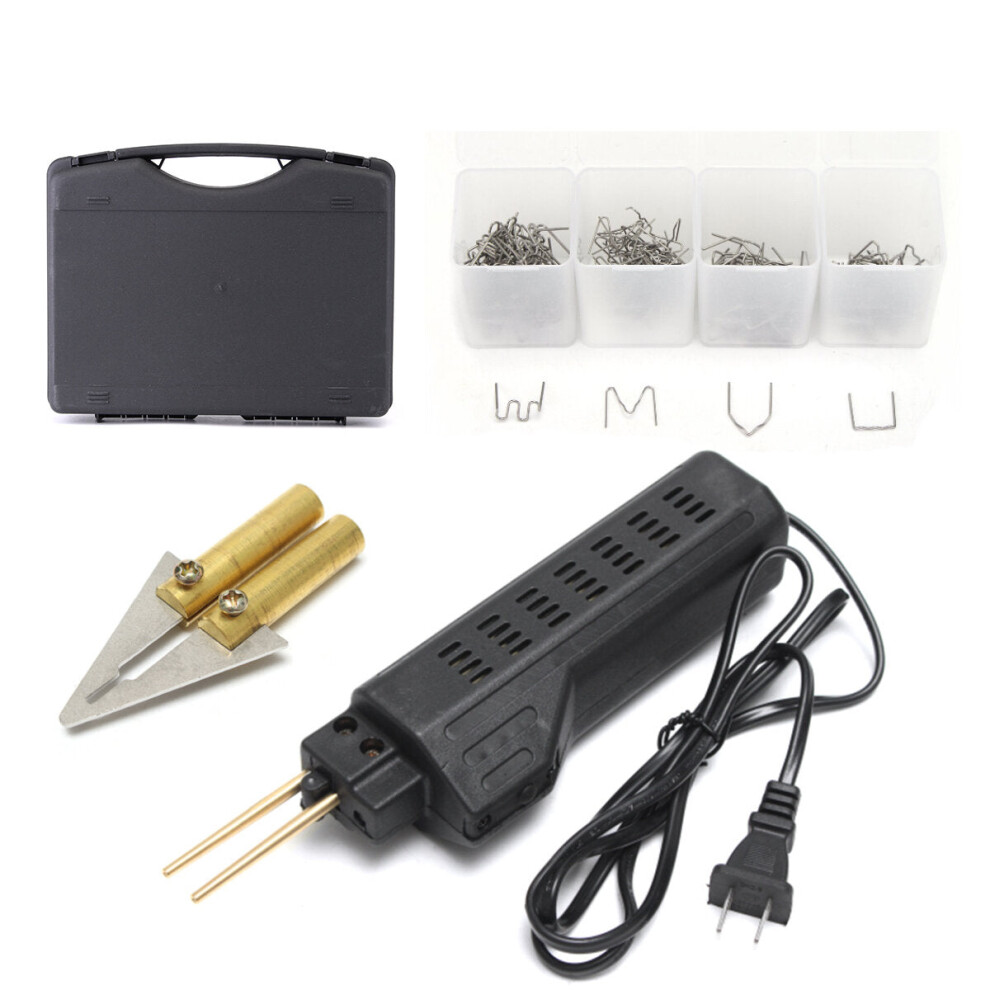 Hot Stapler Car Bumper Fairing Repair Tool Nail Mender Plastic Welders Cut Connect Welding Machine