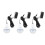 (Without remote control) Solar Panel Power System USB Charger Generator + Headlamp +3 LED Bulb Light 7