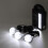(Remote and Bulb Socket 220V) Solar Panel Power System USB Charger Generator + Headlamp +3 LED Bulb Light 8