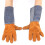 Welding Gloves Welders Work Soft Cowhide Leather Plus Gloves for Protecting Hand Tool 6