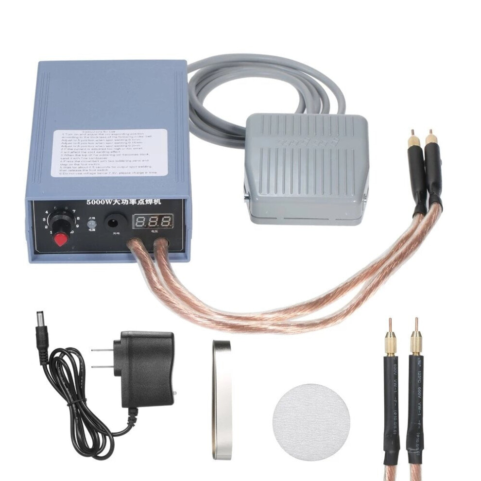 (110V Us) 5000W Mini Spot Welder High Power Handheld Spot Welding Machine For 18650 Battery Welding Tools 9495687807881
