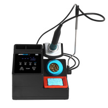 (US Plug) Soldering Station With Digital Display T12 Handle Intelligent Sleep 1-1.5s Quick Heating For Electronic Repair Welding