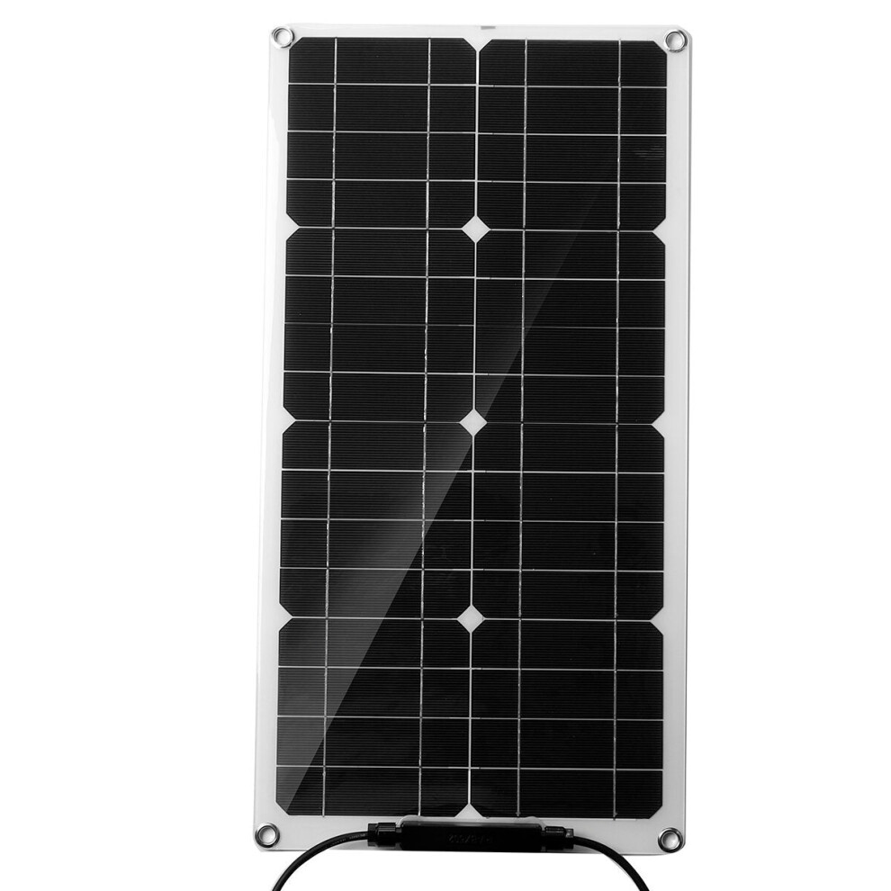 (Without Controller) 12V 50W Portable Solar Panel Car Van Boat Caravan Camper Trickle Battery Charger