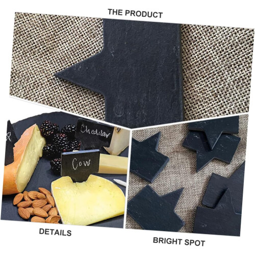 Kit de décorations carrées pour gâteaux et fromages, facile à écrire 1