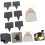 Kit de décorations carrées pour gâteaux et fromages, facile à écrire 4