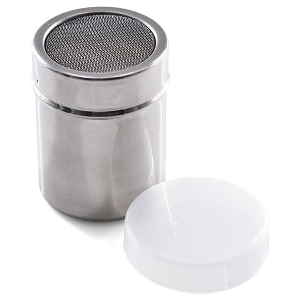 Shaker à chocolat, poivre, sucre, couvercle en maille, assaisonnement, boîte de cuisson, outil de cuisson, matériau, taille s
