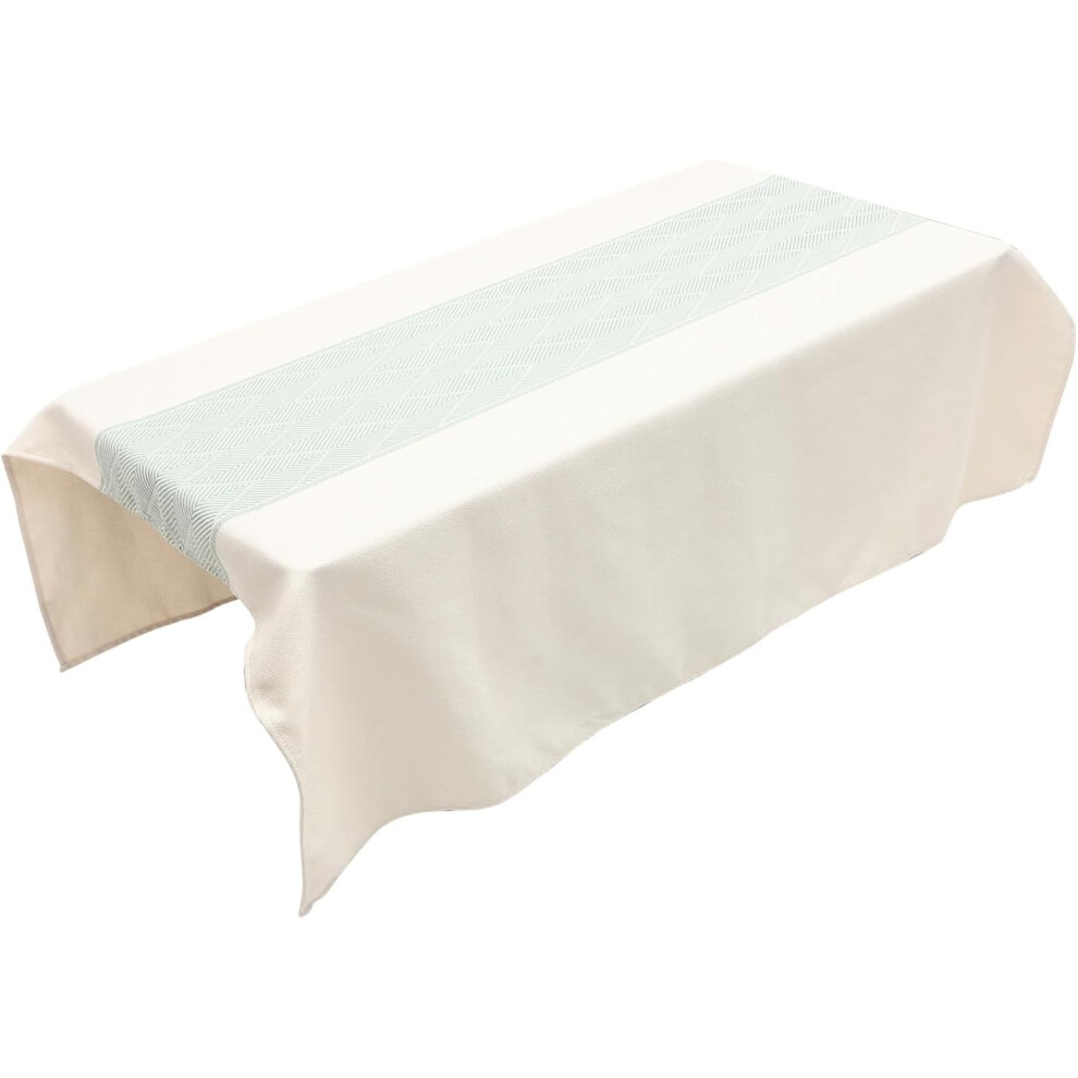 Nappe décorative élégante à imprimés carrés pour les repas et les fêtes