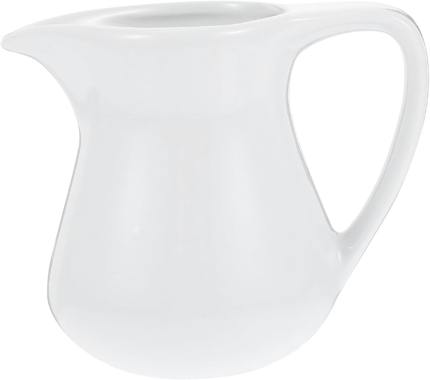 4 Mini Pots à Crème En Céramique Blanche Avec Poignée - 100 Ml - Parfaits Pour Sauces, Lait, Café