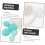 Lot de 6 embouts de paille réutilisables en silicone, non lavables 6