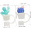 Lot de 6 embouts de paille réutilisables en silicone, non lavables 5