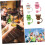 Lot de 8 bouchons de paille en silicone 6