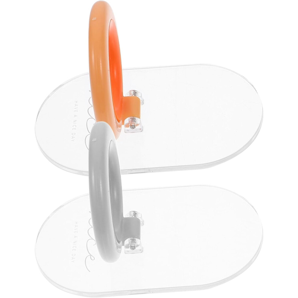 Lot de 2 poignées de levage pour abattant de toilette, réutilisables, finition soignée, prise en main confortable.