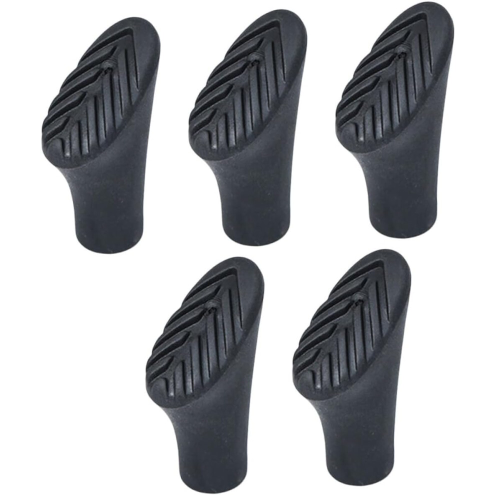 Lot de 5 embouts de protection pour bâtons de marche et d'escalade