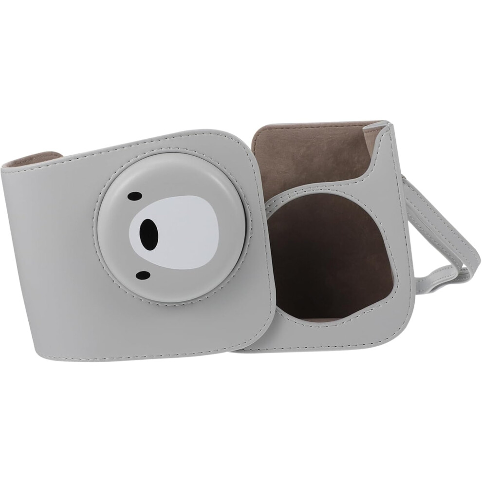1 étui pour appareil photo instantané en forme d'ours mignon, pochette pour mini-rangement de protection élégant