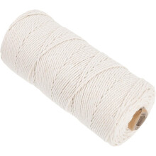 Rouleau de ficelle de boulanger de 200 m pour bricolage, tricot, décoration, emballage cadeau