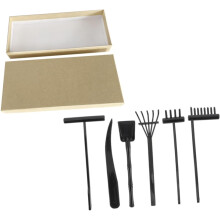 1 ensemble de râteaux de jardin zen, râteaux décoratifs pour table de sable, fournitures de jardin zen, outils de jardin zen idéaux