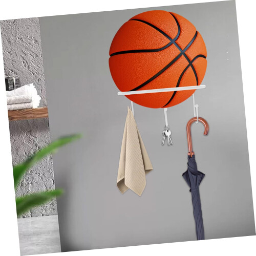 Lot de 2 supports de rangement multifonctions pour ballons de basket 2