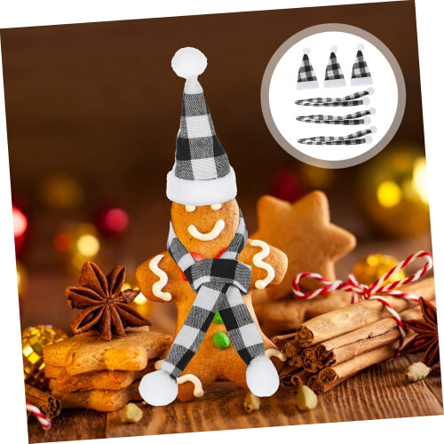 Lot de 3 décorations de Noël pour bouteilles de vin 2