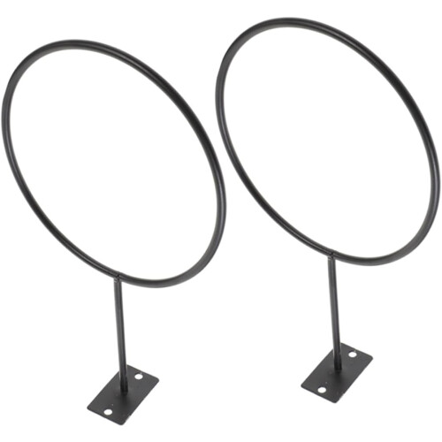 Support de rangement mural pour ballons de basket, 2 pièces, support de présentation pour ballons, construction en fer durable