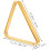 Support triangulaire de billard en bois, accessoire de billard polyvalent pour plusieurs jeux de billard, facile à utiliser 2