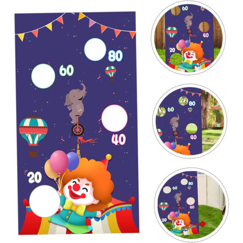 Lot de 2 drapeaux de sacs de sable pour lancer de sacs de sable 2