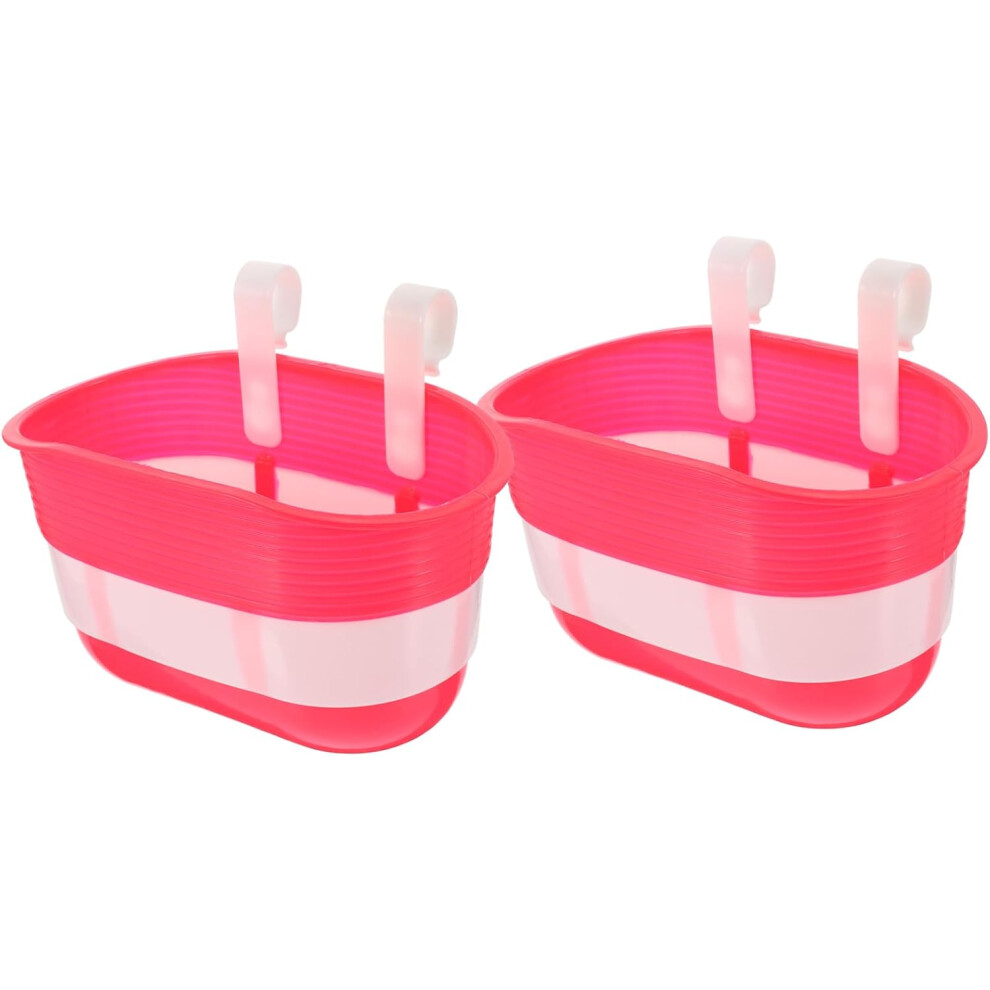 Lot de 2 paniers de rangement pour vélo pour enfants, support de guidon robuste pour trottinette, couleur aléatoire