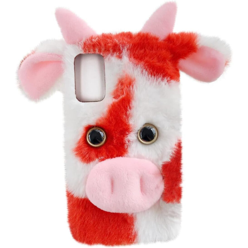 Adorable étui de téléphone avec support en forme de vache pour voiture, caméra de tableau de bord, motif léopard