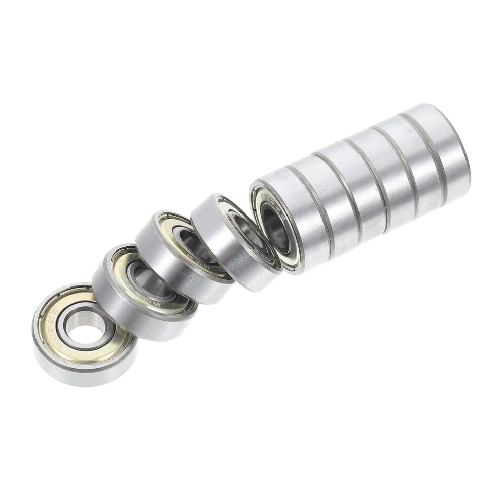 Lot de 10 roulements en acier au carbone 608zz pour skateboard, trottinette, trottinette pour enfant
