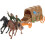 1 ensemble de décorations de calèche modèle western 1