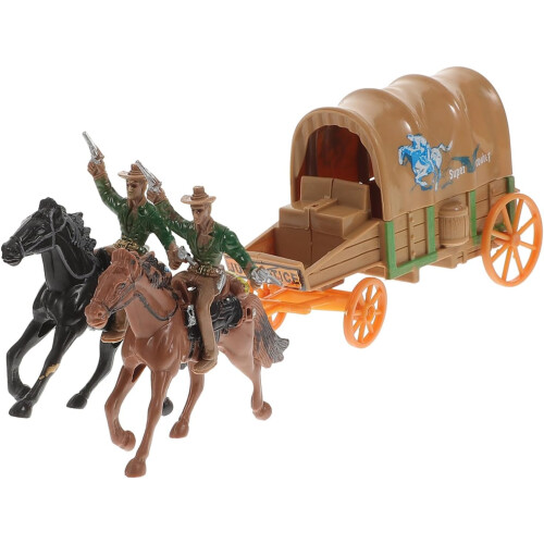 1 ensemble de décorations de calèche modèle western