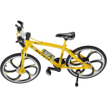 1 vélo miniature portable pour course à doigts, accessoire de sport de bureau pour cadeaux de fête d'anniversaire et activités de jeu de doigts