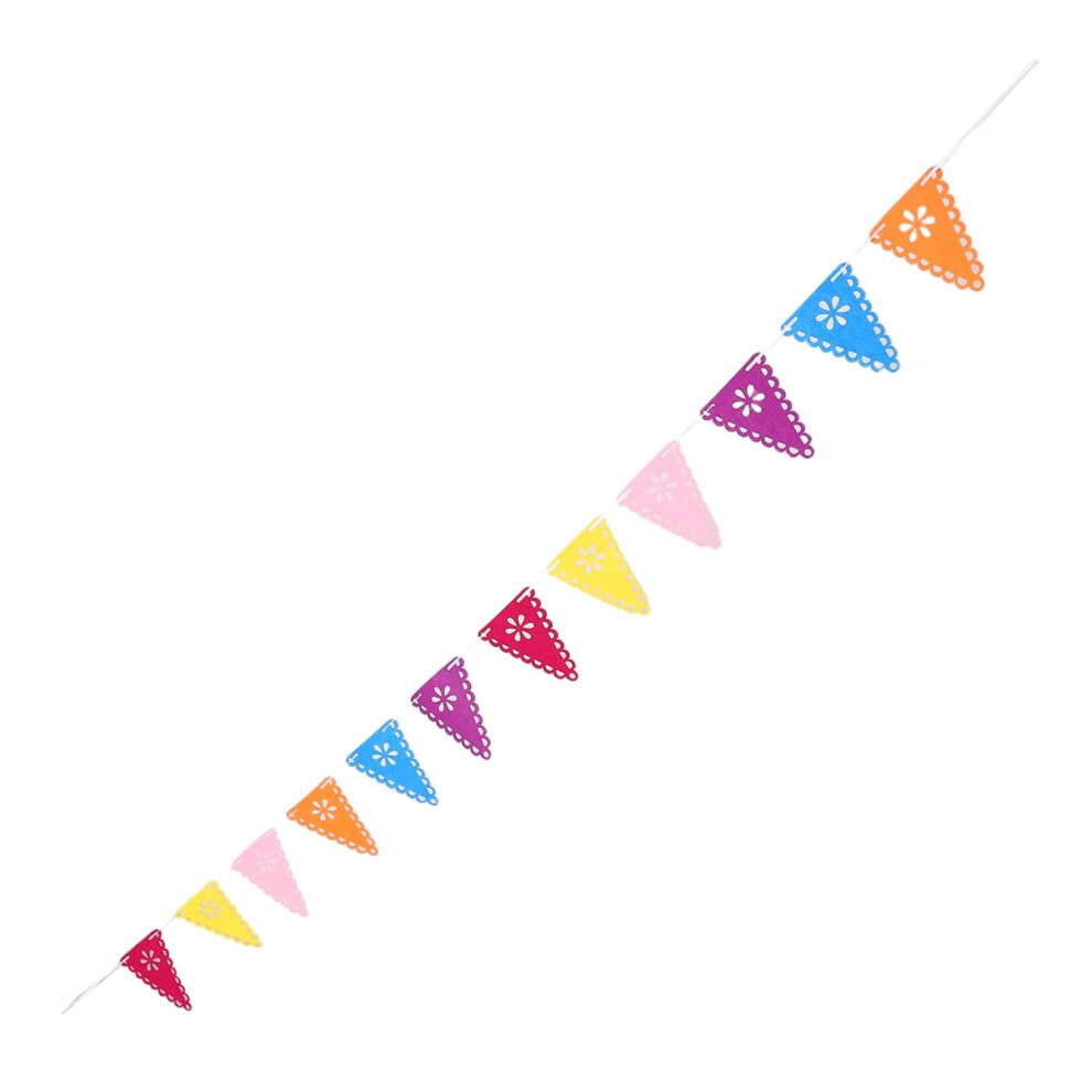 Drapeau suspendu en feutre, décoration murale du Jour des morts, drapeau pour décoration de chambre à thème de fête