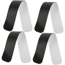 Protecteur de chaîne de vélo pour VTT, vélos de route, film de protection de cadre anti-usure, facile à appliquer, noir, 4 pièces