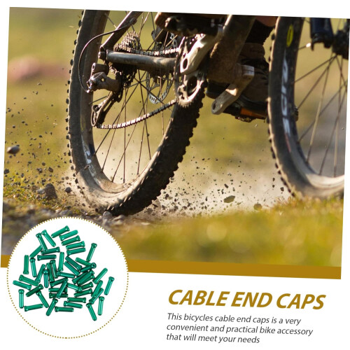 Accessoires de vélo, 50 embouts de câble de frein, capuchons de câble de vélo 2