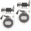 Lot de 2 antivols de snowboard multifonctions et portables 1