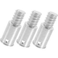 Lot de 3 supports de poteaux filetés pour interrupteur de porte ouverte, adaptateur pour tête de balai