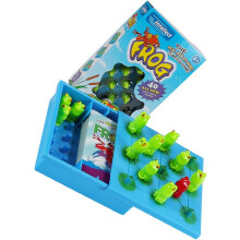 1 jeu de dames grenouilles, jeu de devinettes, puzzles, éducation précoce, apprentissage éducatif, damier mobile en plastique