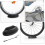 Accessoires pour roues de vélo, support de roue avant, bloc élévateur pour vélo d'intérieur 2