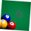 1 feuille de patch de réparation de billard vert autocollant de réparation de nappe de billard pour patch durable de table de billard 5