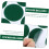 1 feuille de patch de réparation de billard vert autocollant de réparation de nappe de billard pour patch durable de table de billard 3