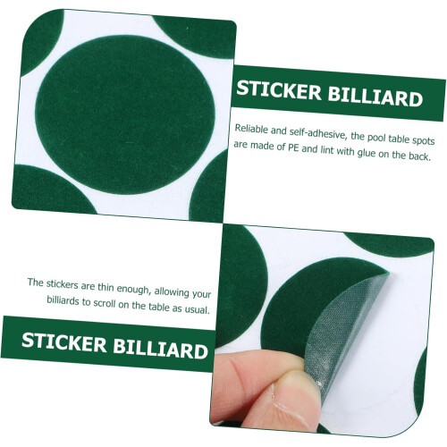 1 feuille de patch de réparation de billard vert autocollant de réparation de nappe de billard pour patch durable de table de billard 2