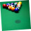 1 feuille de patch de réparation de billard vert autocollant de réparation de nappe de billard pour patch durable de table de billard 6
