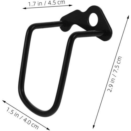 Lot de 2 protections de dérailleur arrière pour vélo 1