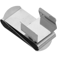 Porte-craie de billard portable avec clip, porte-craie en métal pour queue de billard