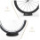 Accessoires pour roues de vélo, support de roue avant, bloc élévateur pour vélo d'intérieur 3
