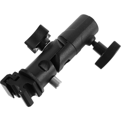 Support parapluie pour flash de type E avec support pivotant pour flash, support d'éclairage photographique polyvalent idéal