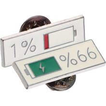 Lot de 2 broches électriques de dessin animé, peigne, broche fantaisiste, mini bouclier, épingles à linge, miroir pliable